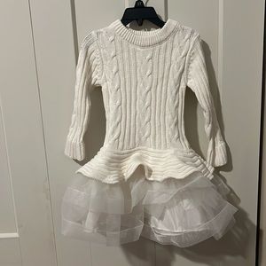 NWoT Sweater Dress with Tutu